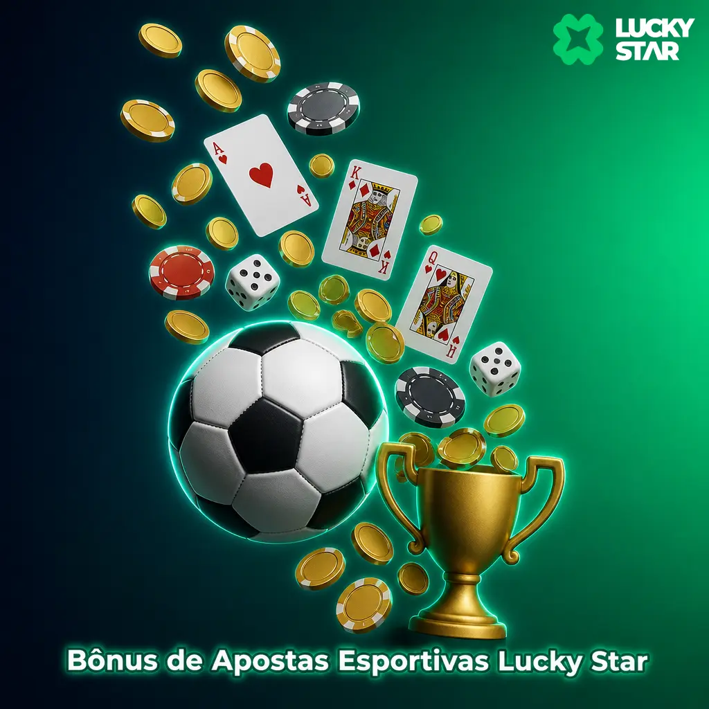 Bônus de apostas esportivas Lucky Star: odds turbinadas, seguro de múltipla, apostas grátis e programa de fidelidade com cashback.
