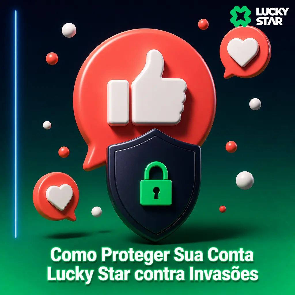Dicas de segurança para proteger a conta Lucky Star com senha forte e autenticação de dois fatores ativada.