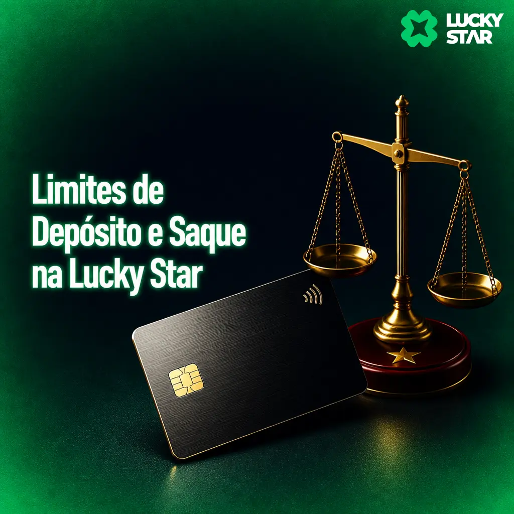 Limites de depósito e saque na Lucky Star: valores mínimos e máximos via PIX, cartão, carteira digital e TED
