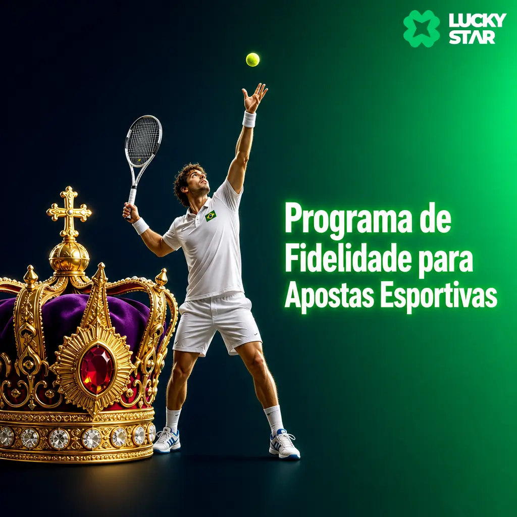 Programa de fidelidade Lucky Star para apostas esportivas com níveis Bronze, Prata, Ouro e Diamante e cashback