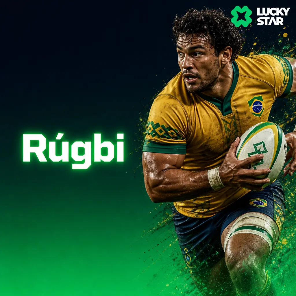 Jogo de rúgbi com disputa pela bola, representando apostas ao vivo em torneios como Six Nations e Rugby World Cup