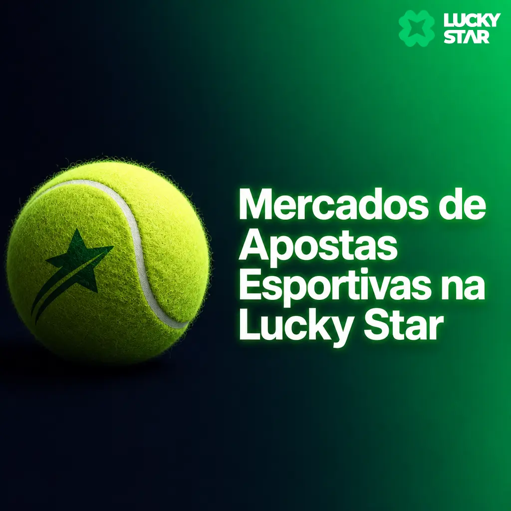 Mercados de apostas esportivas da Lucky Star com mais de 150 opções por evento, incluindo ao vivo, múltiplas e props de jogador.