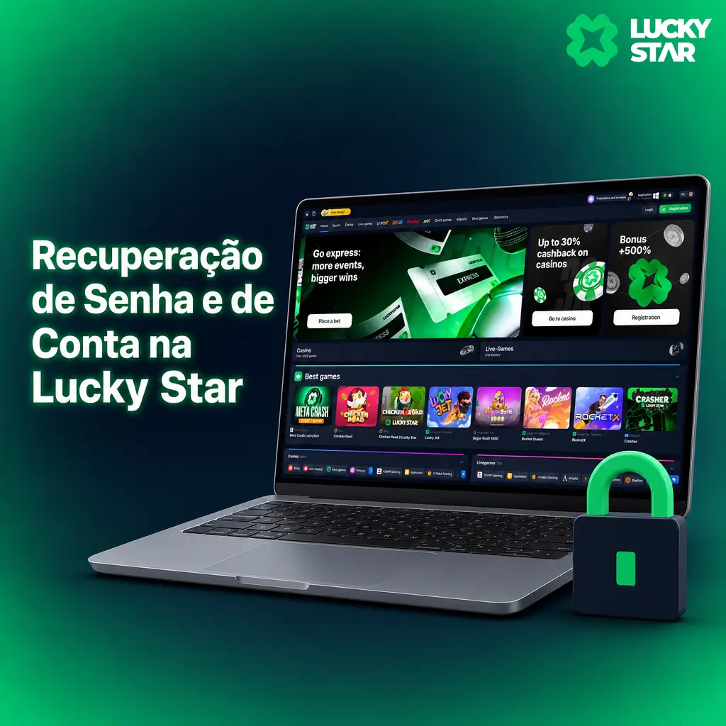 Recuperação de senha e conta na Lucky Star: passos para redefinir acesso via e-mail ou SMS com segurança.
